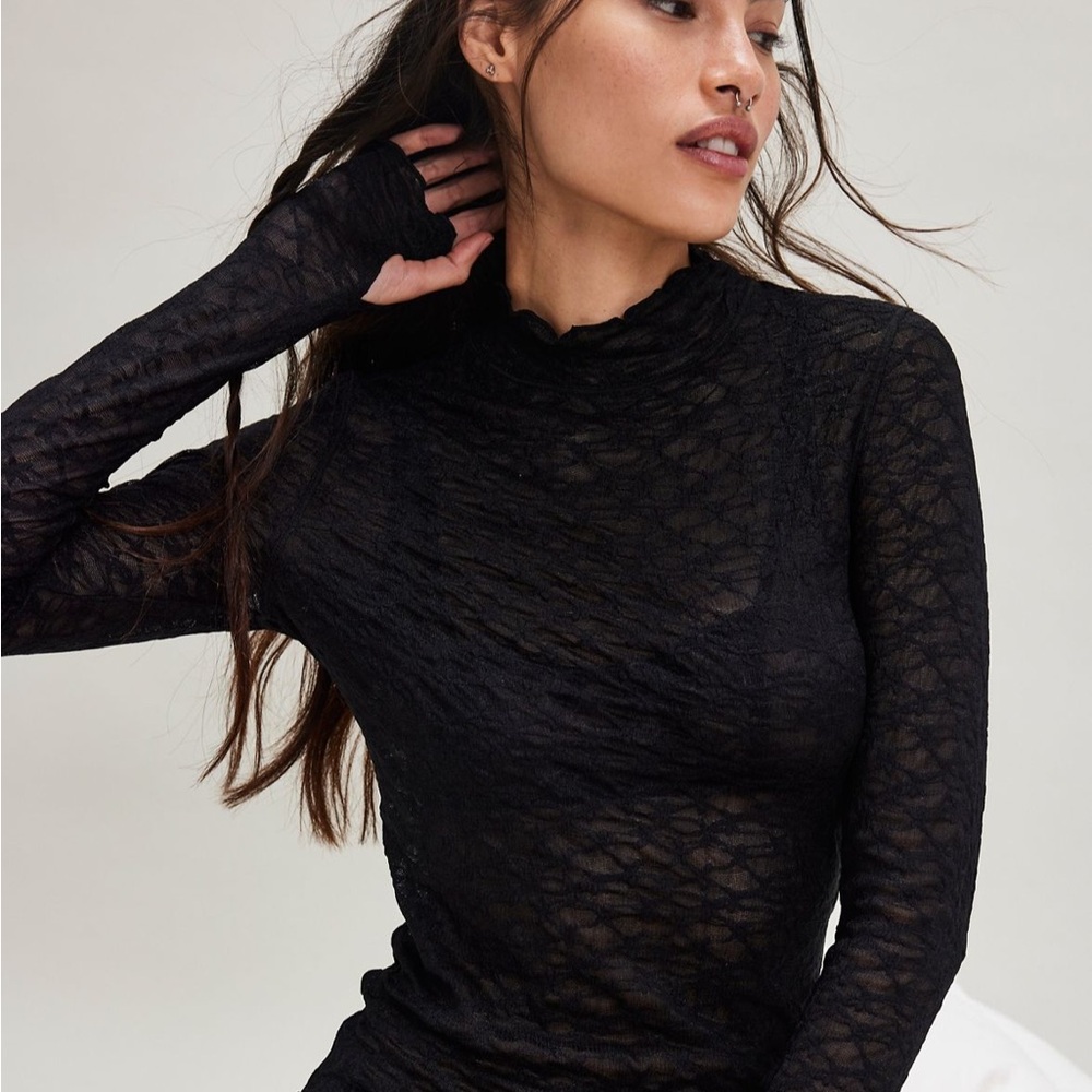 Free People From The Start Mockneck Long Sleeve